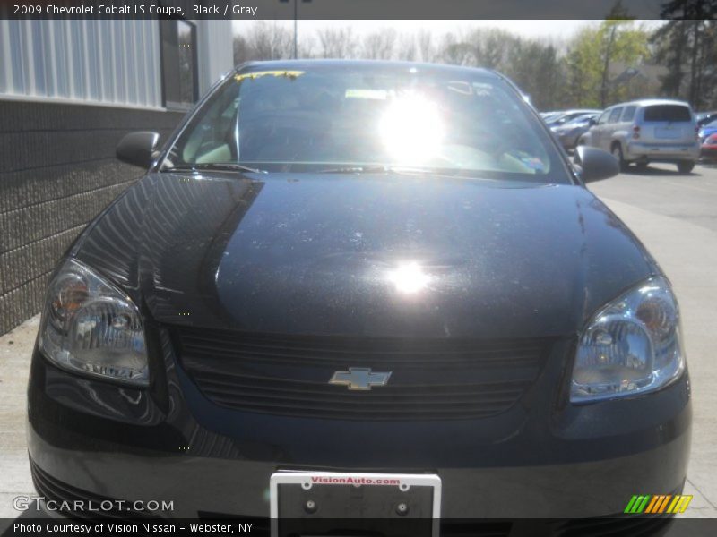 Black / Gray 2009 Chevrolet Cobalt LS Coupe