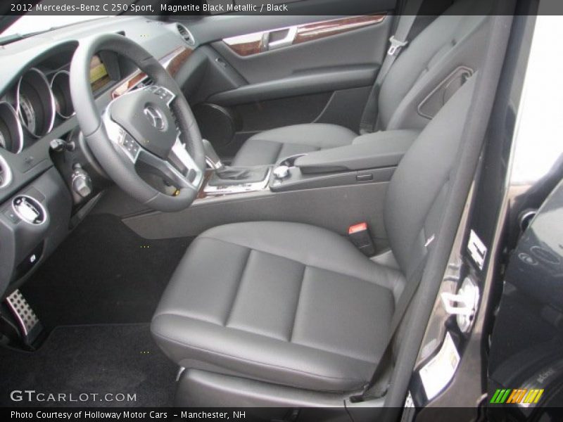 Magnetite Black Metallic / Black 2012 Mercedes-Benz C 250 Sport