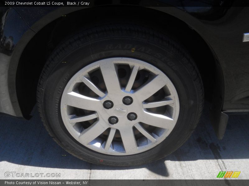 Black / Gray 2009 Chevrolet Cobalt LS Coupe