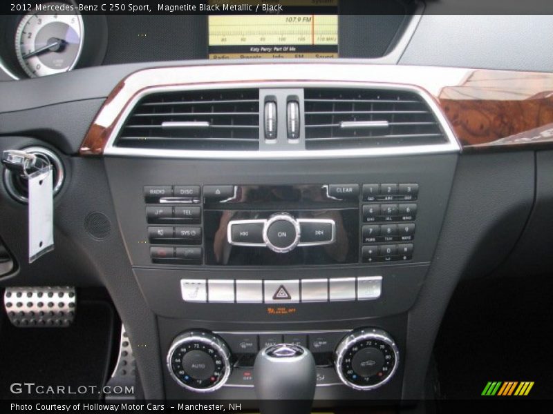 Magnetite Black Metallic / Black 2012 Mercedes-Benz C 250 Sport