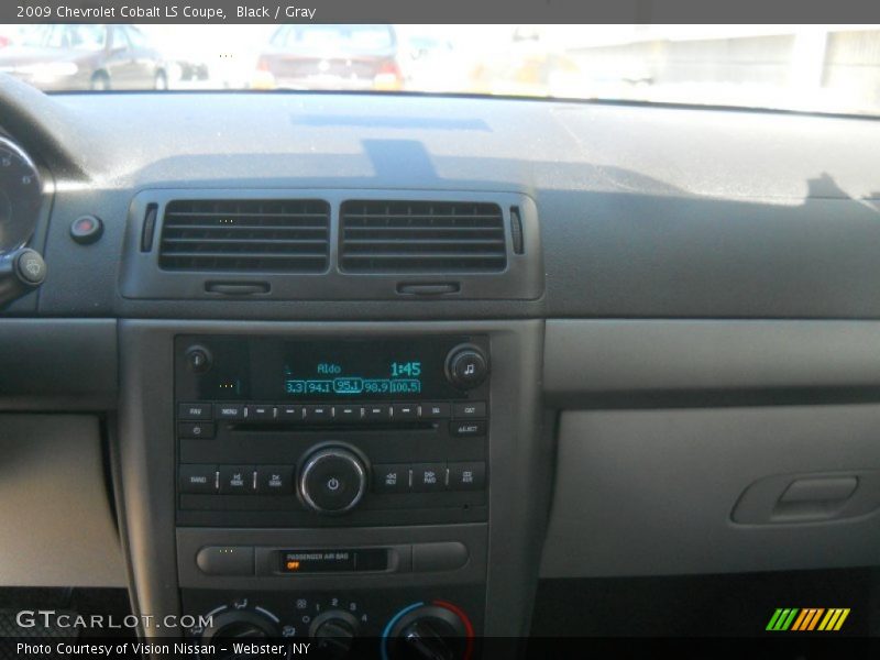 Black / Gray 2009 Chevrolet Cobalt LS Coupe