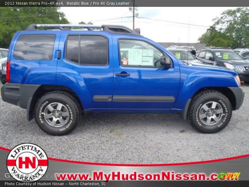 Metallic Blue / Pro 4X Gray Leather 2012 Nissan Xterra Pro-4X 4x4