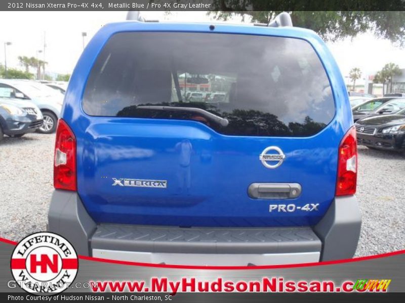 Metallic Blue / Pro 4X Gray Leather 2012 Nissan Xterra Pro-4X 4x4