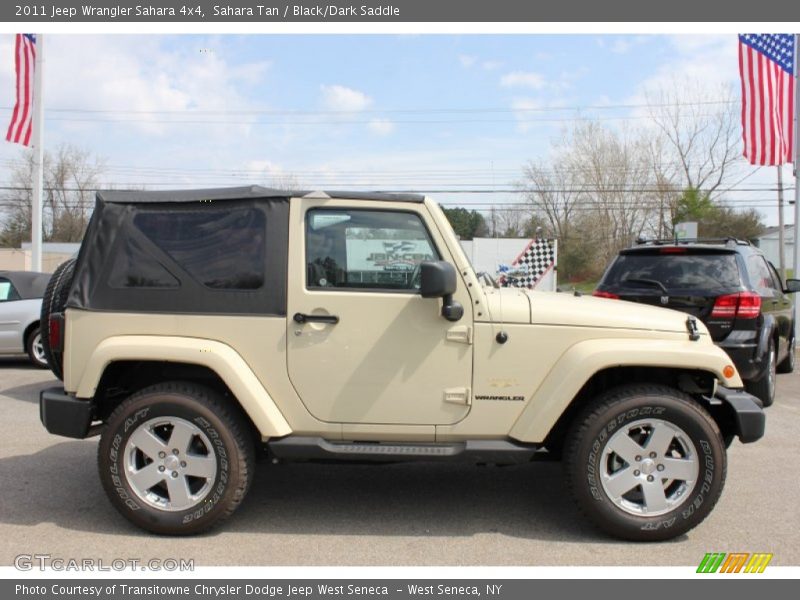 Sahara Tan / Black/Dark Saddle 2011 Jeep Wrangler Sahara 4x4