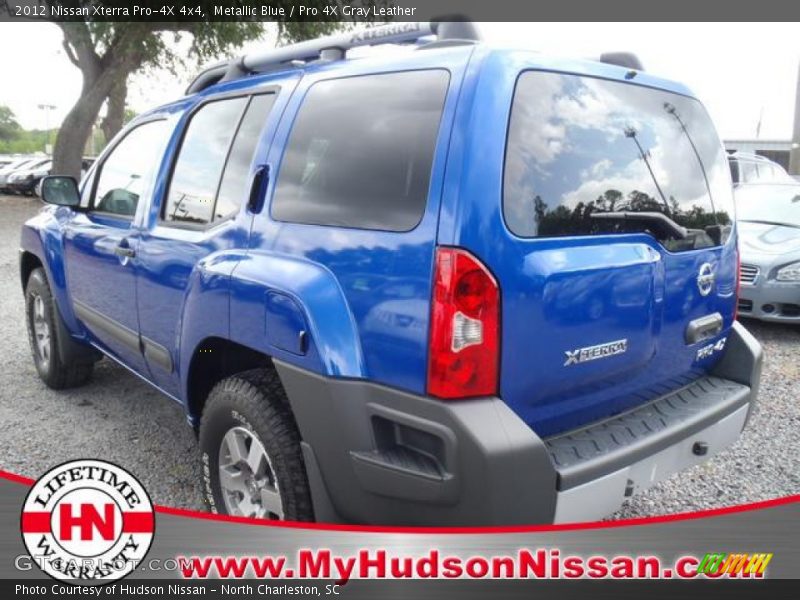 Metallic Blue / Pro 4X Gray Leather 2012 Nissan Xterra Pro-4X 4x4