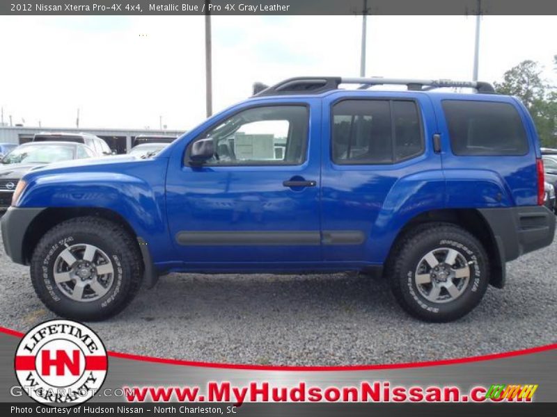 Metallic Blue / Pro 4X Gray Leather 2012 Nissan Xterra Pro-4X 4x4