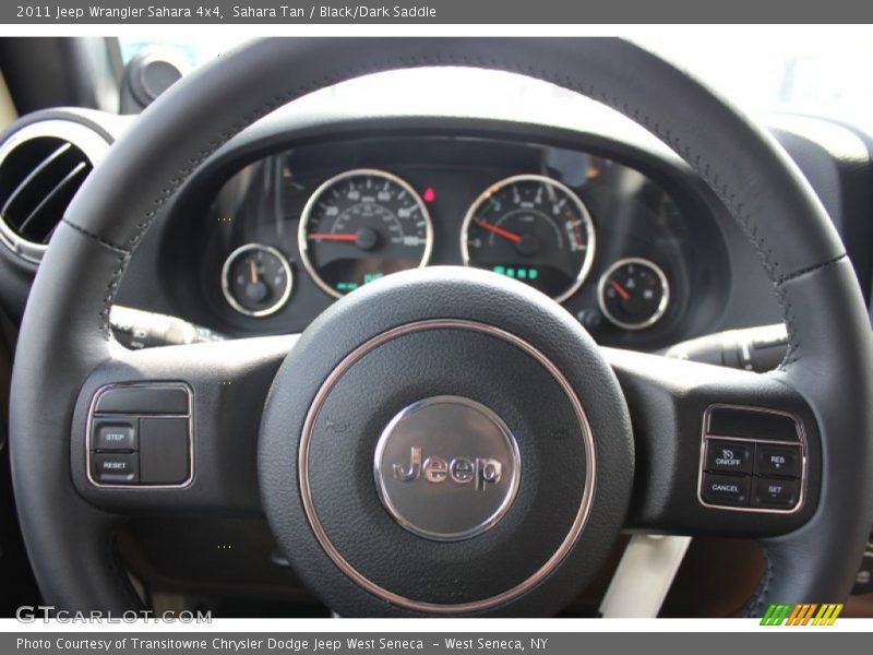Sahara Tan / Black/Dark Saddle 2011 Jeep Wrangler Sahara 4x4