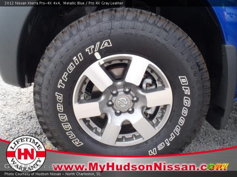 Metallic Blue / Pro 4X Gray Leather 2012 Nissan Xterra Pro-4X 4x4