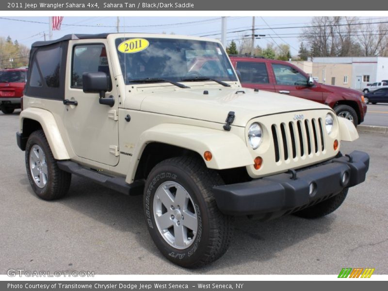 Sahara Tan / Black/Dark Saddle 2011 Jeep Wrangler Sahara 4x4