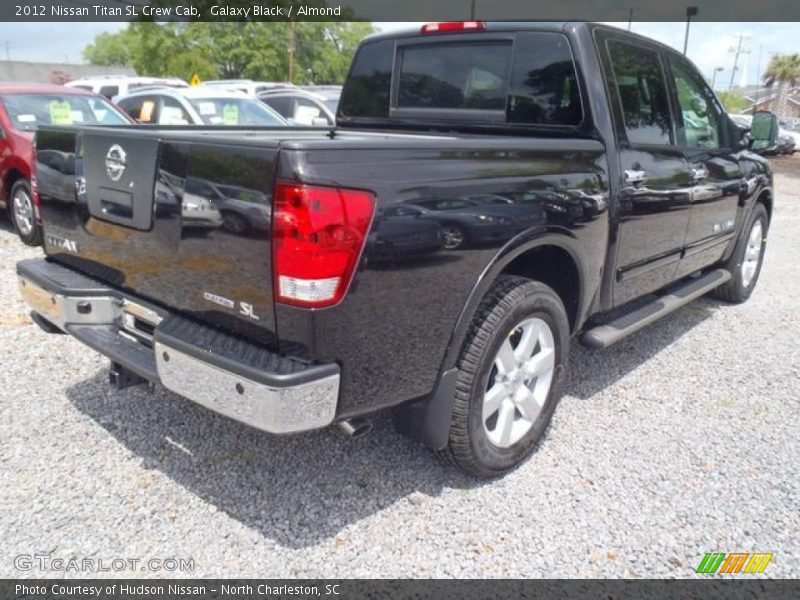 Galaxy Black / Almond 2012 Nissan Titan SL Crew Cab
