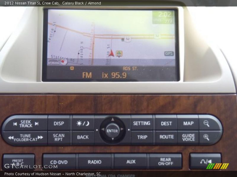 Galaxy Black / Almond 2012 Nissan Titan SL Crew Cab