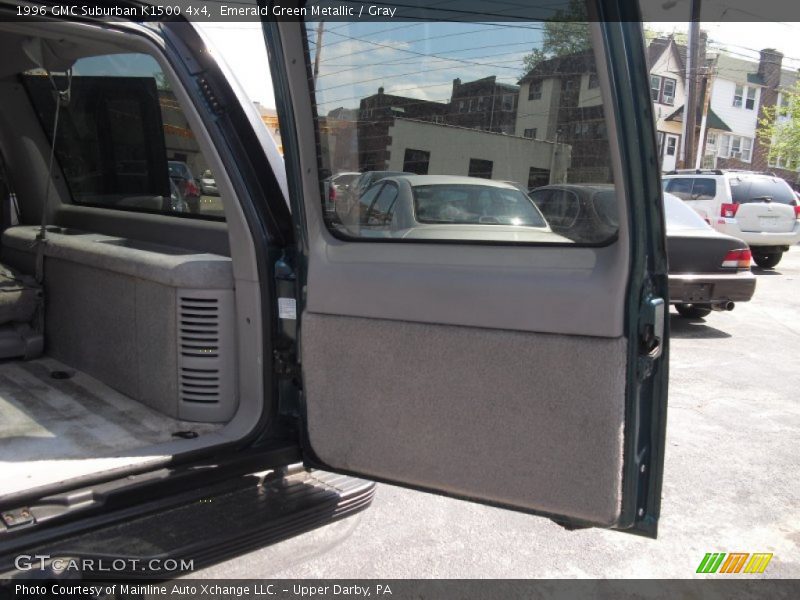 Emerald Green Metallic / Gray 1996 GMC Suburban K1500 4x4