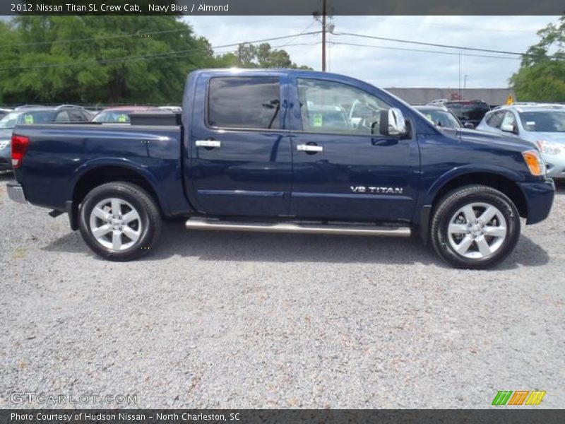 Navy Blue / Almond 2012 Nissan Titan SL Crew Cab