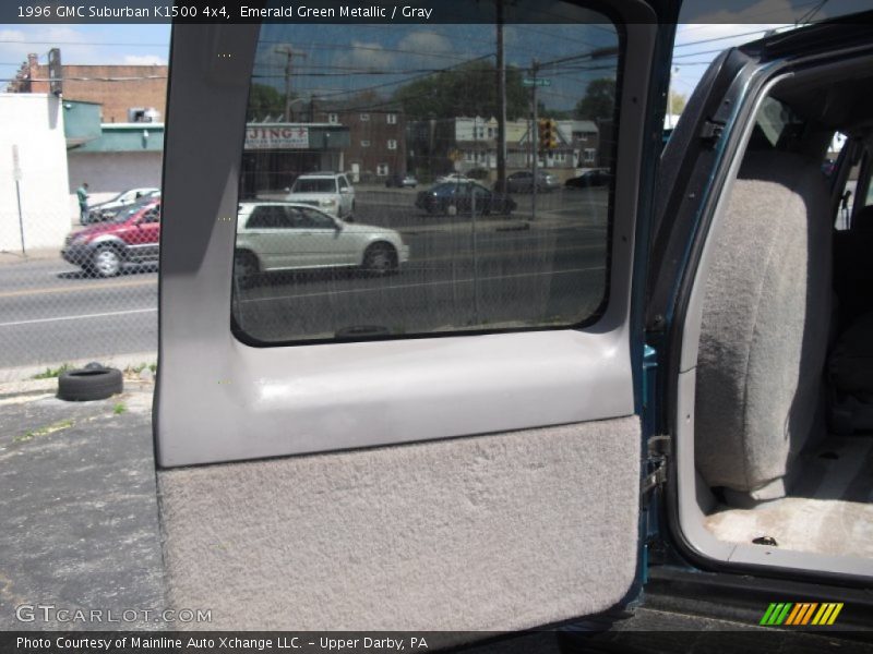 Emerald Green Metallic / Gray 1996 GMC Suburban K1500 4x4