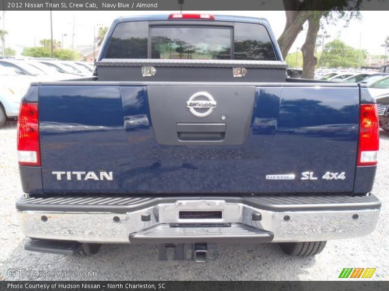 Navy Blue / Almond 2012 Nissan Titan SL Crew Cab