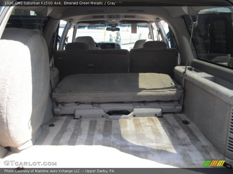Emerald Green Metallic / Gray 1996 GMC Suburban K1500 4x4