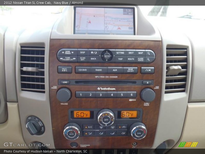 Navy Blue / Almond 2012 Nissan Titan SL Crew Cab