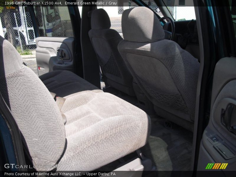 Emerald Green Metallic / Gray 1996 GMC Suburban K1500 4x4