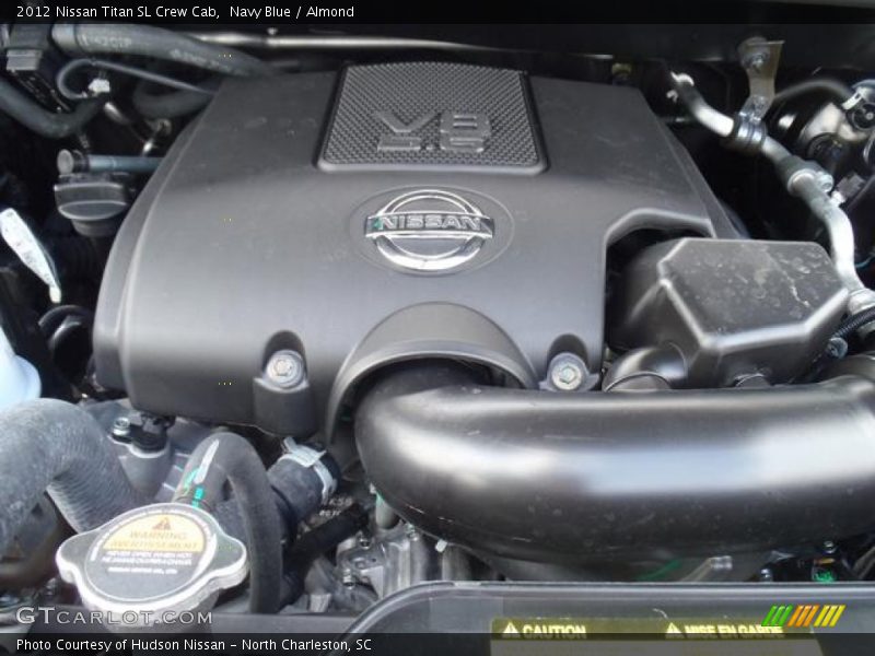 Navy Blue / Almond 2012 Nissan Titan SL Crew Cab