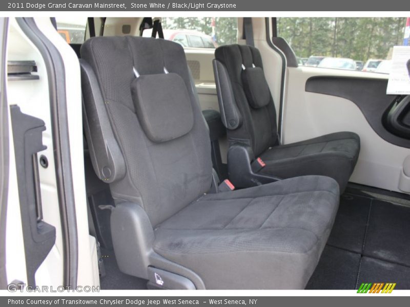 Stone White / Black/Light Graystone 2011 Dodge Grand Caravan Mainstreet