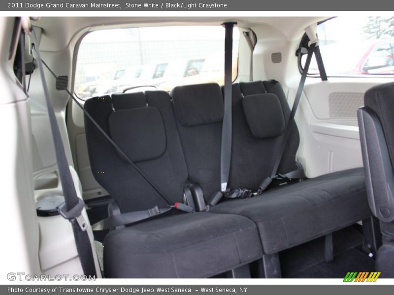 Stone White / Black/Light Graystone 2011 Dodge Grand Caravan Mainstreet