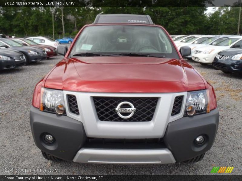 Lava Red / Gray 2012 Nissan Xterra S