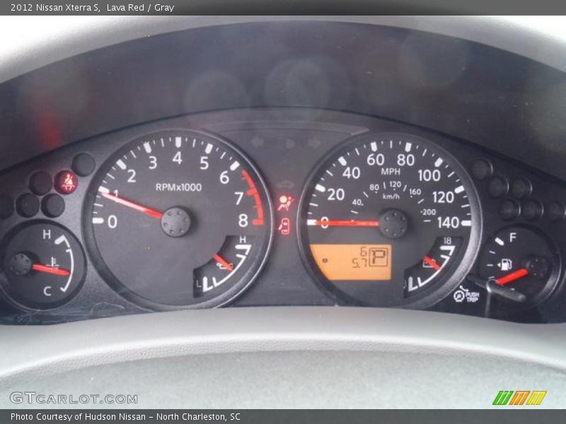 Lava Red / Gray 2012 Nissan Xterra S