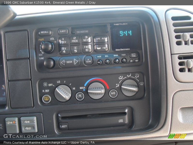 Emerald Green Metallic / Gray 1996 GMC Suburban K1500 4x4