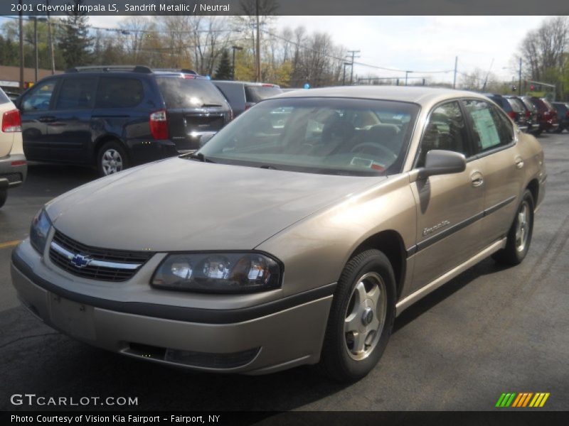 Sandrift Metallic / Neutral 2001 Chevrolet Impala LS