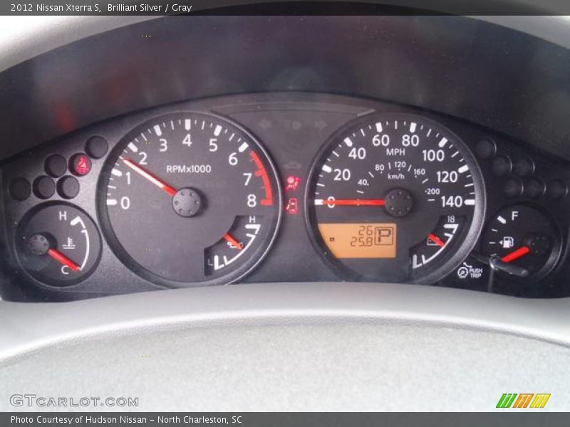 Brilliant Silver / Gray 2012 Nissan Xterra S