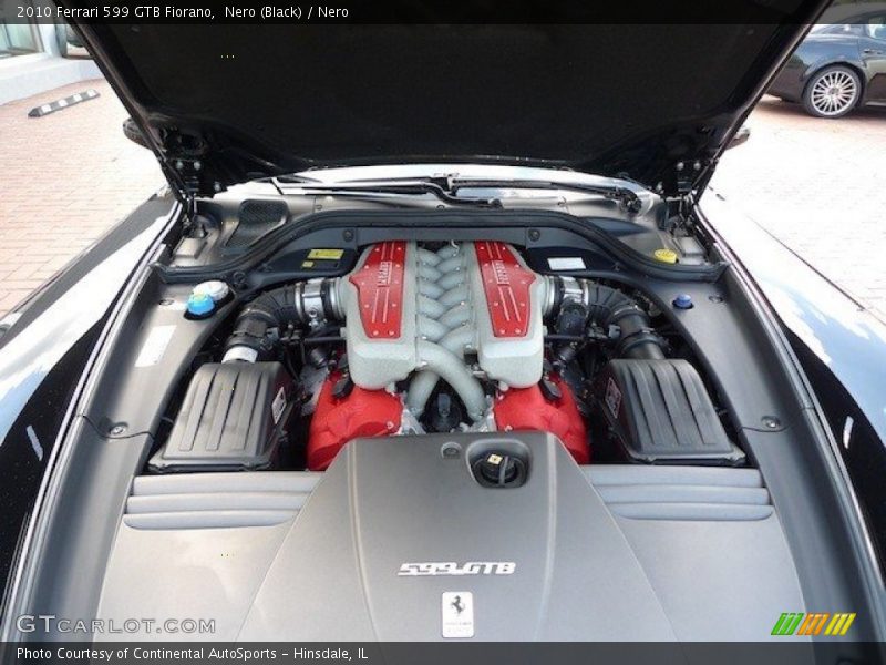  2010 599 GTB Fiorano  Engine - 6.0 Liter DOHC 48-Valve VVT V12