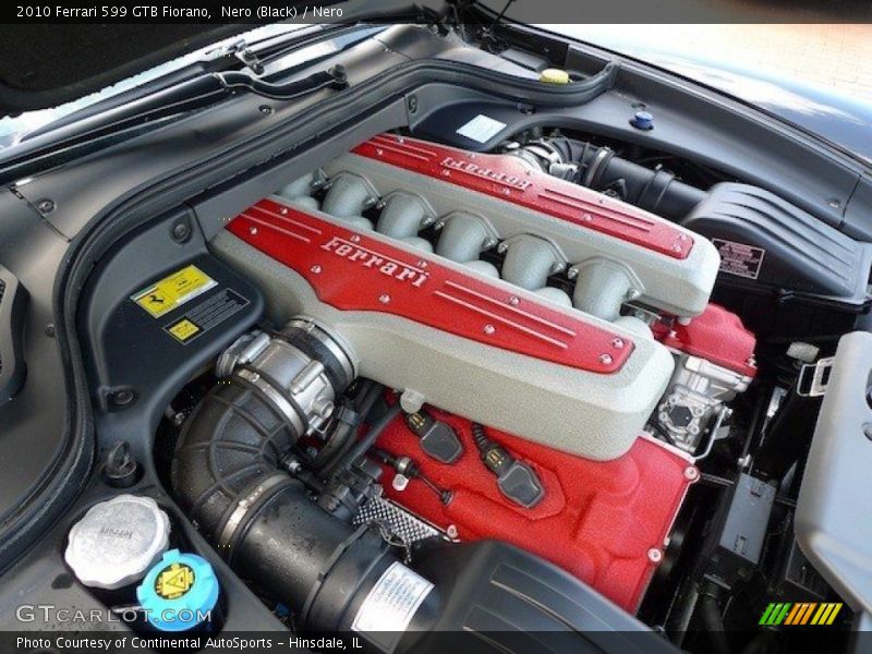  2010 599 GTB Fiorano  Engine - 6.0 Liter DOHC 48-Valve VVT V12