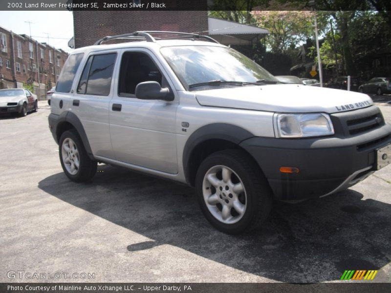 Zambezi Silver / Black 2002 Land Rover Freelander SE