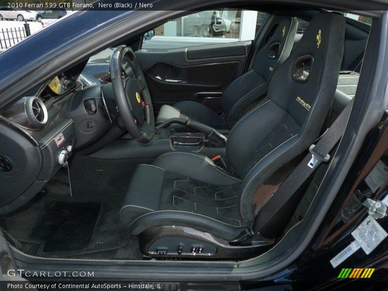  2010 599 GTB Fiorano  Nero Interior