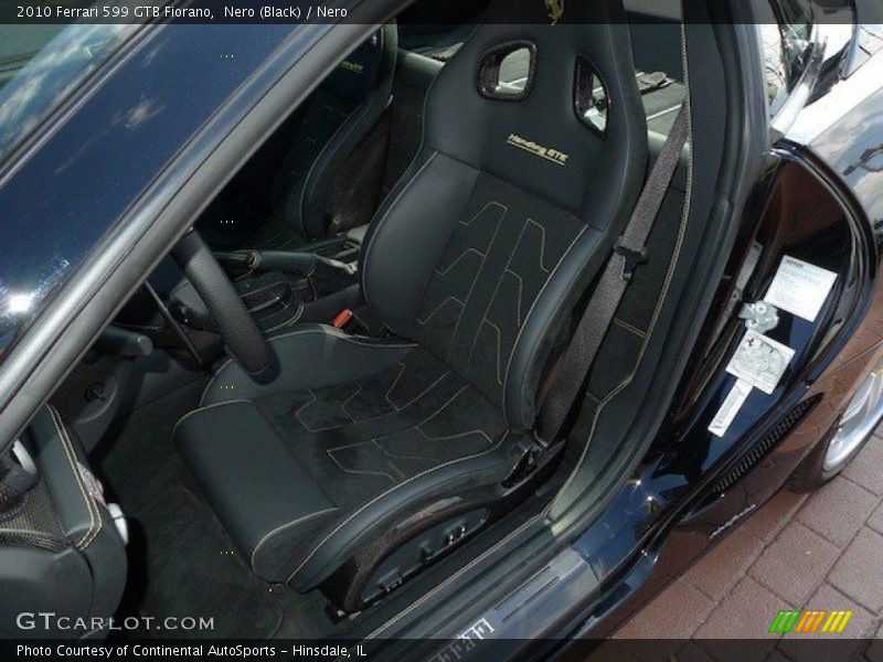 Front Seat of 2010 599 GTB Fiorano 