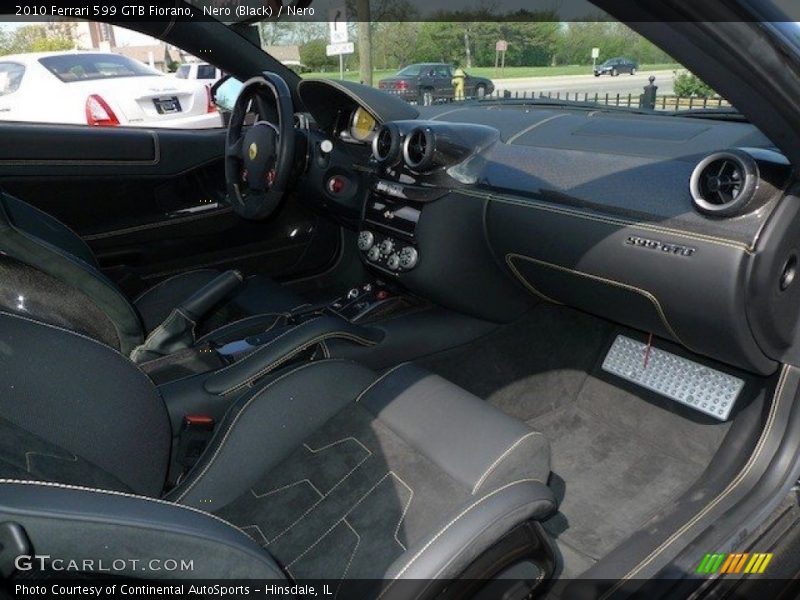 Dashboard of 2010 599 GTB Fiorano 