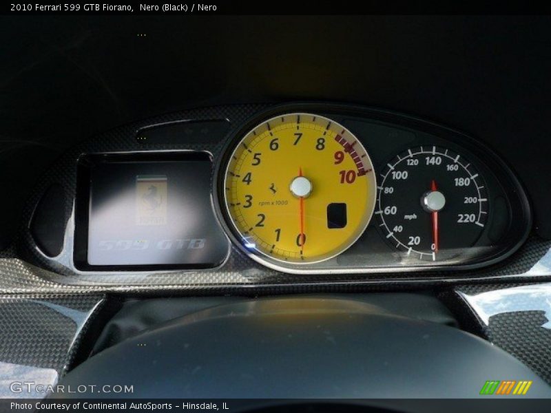  2010 599 GTB Fiorano   Gauges