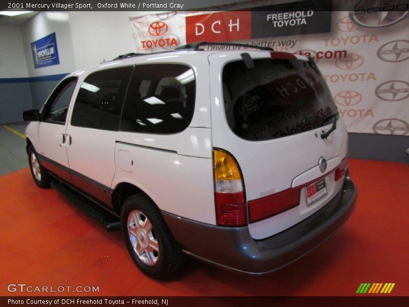 Oxford White / Portland Gray 2001 Mercury Villager Sport