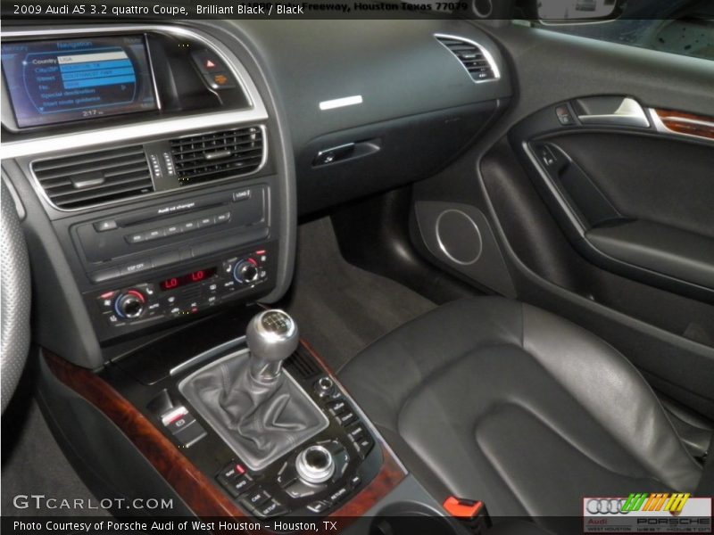 Brilliant Black / Black 2009 Audi A5 3.2 quattro Coupe