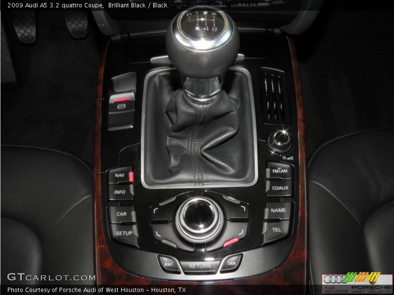 Brilliant Black / Black 2009 Audi A5 3.2 quattro Coupe