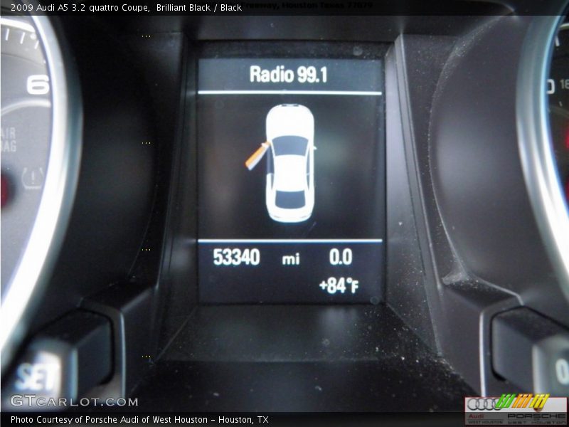 Brilliant Black / Black 2009 Audi A5 3.2 quattro Coupe