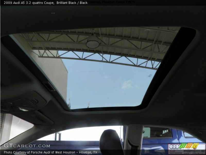 Brilliant Black / Black 2009 Audi A5 3.2 quattro Coupe