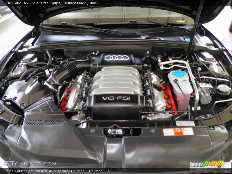 Brilliant Black / Black 2009 Audi A5 3.2 quattro Coupe