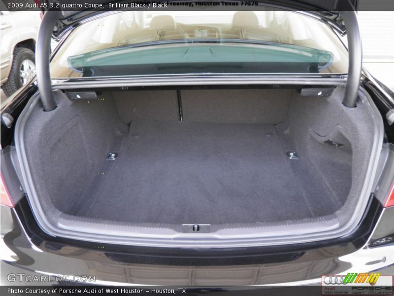 Brilliant Black / Black 2009 Audi A5 3.2 quattro Coupe