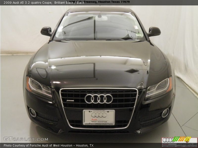Brilliant Black / Black 2009 Audi A5 3.2 quattro Coupe