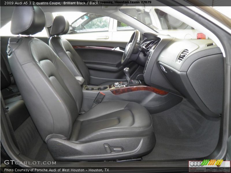 Brilliant Black / Black 2009 Audi A5 3.2 quattro Coupe