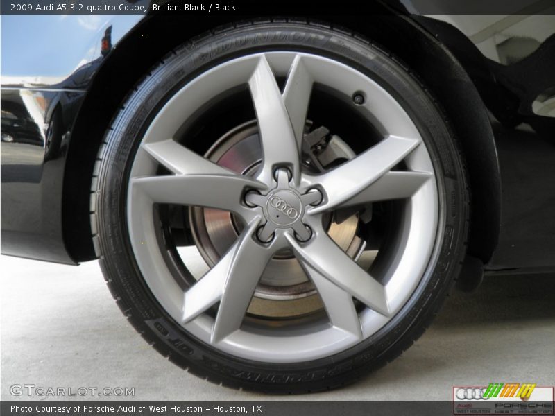 Brilliant Black / Black 2009 Audi A5 3.2 quattro Coupe