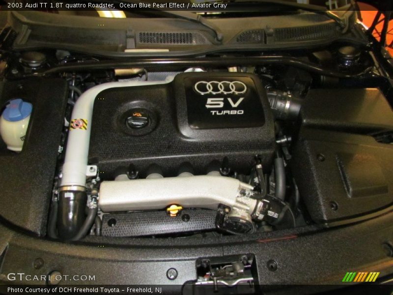 Ocean Blue Pearl Effect / Aviator Gray 2003 Audi TT 1.8T quattro Roadster