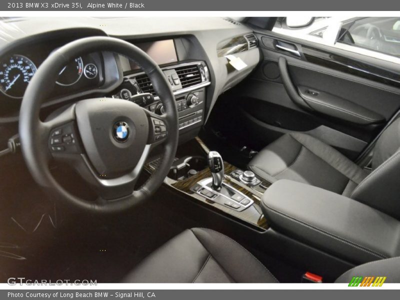  2013 X3 xDrive 35i Black Interior