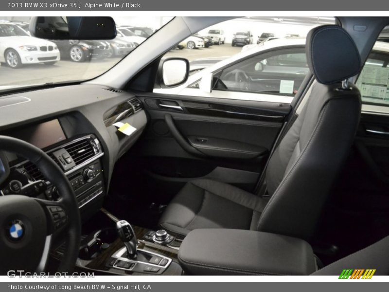 Alpine White / Black 2013 BMW X3 xDrive 35i